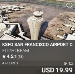 KSFO San Francisco Airport Captain's Edition by Flightbeam. USD 19.99