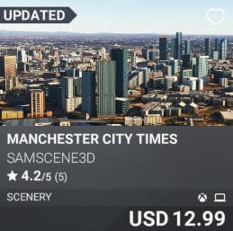 Manchester City Times by SamScene3D. USD 12.99