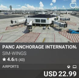 PANC Anchorage International Airport by sim-wings. USD 22.99