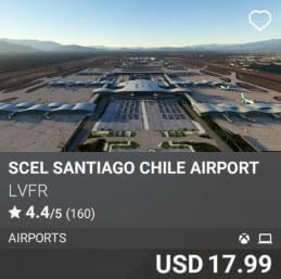 SCEL Santiago Chile airport by lvfr. USD 17.99