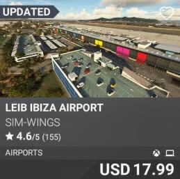 LEIB Ibiza Airport by sim-wings. USD 17.99