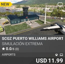 SCGZ Puerto Williams Airport by Simulacion Extrema USD 11.99