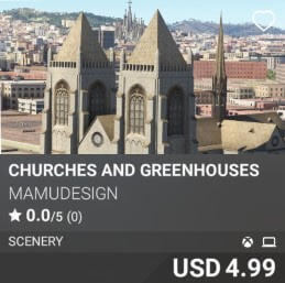 Churches and Greenhouses by mamudesign. USD 4.99