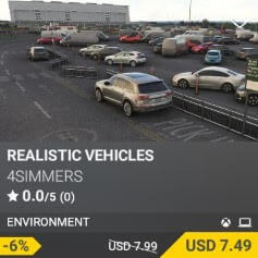 REALISTIC VEHICLES by 4SIMMERS. USD 7.99 (on sale for 7.49)