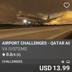 Airport Challenges - Qatar Airways - Vol 2 by VA SYSTEMS. USD $13.99