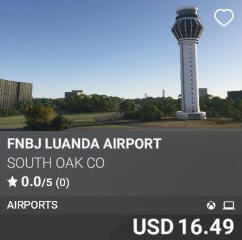 FNBJ Luanda Airport by South Oak Co. USD 16.49