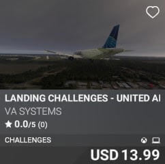 Landing Challenges - United Airlines - Vol 5 by VA SYSTEMS. USD $13.99