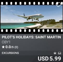 Pilot's Holidays: Saint Martin by OBY1. USD $5.99