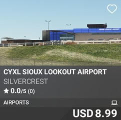 CYXL SIOUX LOOKOUT AIRPORT by Silvercrest. USD $8.99