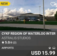 CYKF Region of Waterloo International Airport by Astralis Studios. USD 15.99