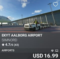 EKYT Aalborg Airport by SimNord. USD 16.99