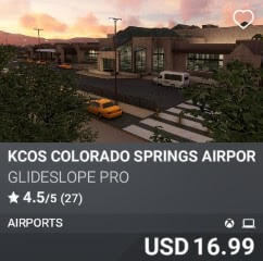 KCOS Colorado Springs Airport by Glideslope Pro. USD 16.99