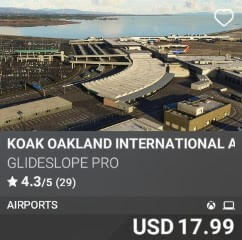 KOAK Oakland International Airport by Glideslope Pro. USD 17.99