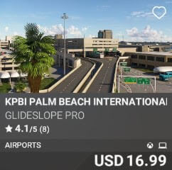 KPBI Palm Beach International Airport by Glideslope Pro. USD 16.99