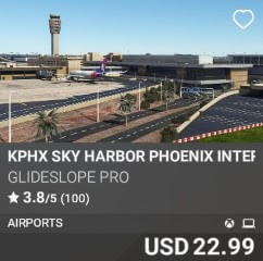 KPHX Sky Harbor Phoenix International Airport by Glideslope Pro. USD 22.99