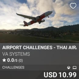 Airport Challenges - Thai AirAsia - Vol 1 by VA SYSTEMS. USD 10.99