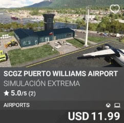 SCGZ Puerto Williams Airport by Simulación Extrema. USD 11.99