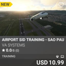 Airport SID Training - Sao Paulo (SBGR) by VA SYSTEMS. USD 10.99