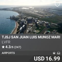 TJSJ San Juan Luis Munoz Marin Intl Airport by lvfr. USD 16.99