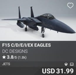 F15 C/D/E/I/EX Eagles by DC Designs. USD $31.99