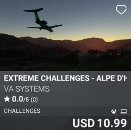 Extreme Challenges - Alpe d'Huez (LFHU) by VA SYSTEMS. USD 10.99