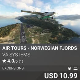 Air Tours - Norwegian Fjords by VA SYSTEMS. USD $10.99