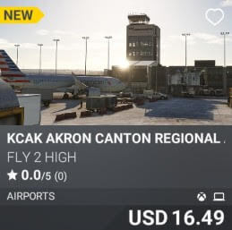 KCAK AKRON CANTON REGIONAL AIRPORT by Fly 2 High. USD 16.49