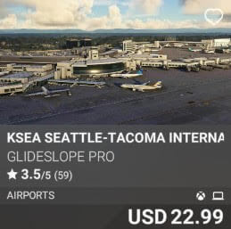 KSEA Seattle-Tacoma International Airport by Glideslope Pro. USD $22.99