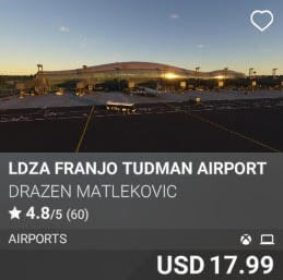 LDZA Franjo Tudman Airport by Drazen Matlekovic. USD $17.99