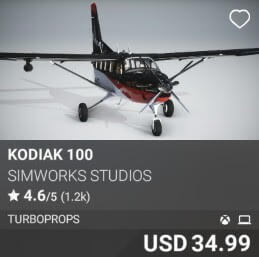 Kodiak 100 by SimWorks Studios. USD 34.99