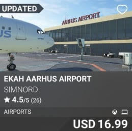 EKAH Aarhus Airport by SimNord. USD 16.99