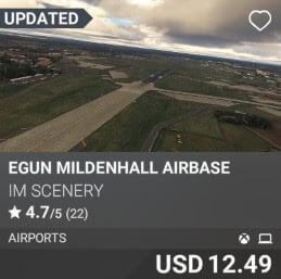 EGUN Mildenhall Airbase by IM Scenery. USD 12.49