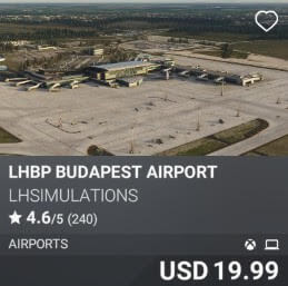 LHBP Budapest Airport by LHSimulations. USD 19.99