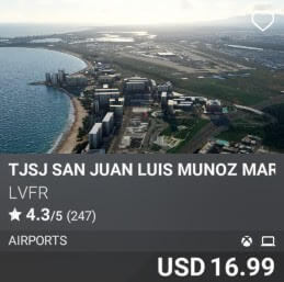 TJSJ San Juan Luis Munoz Marin Intl Airport by LVFR. USD 16.99