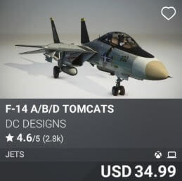 F-14 A/B/D Tomcats by DC Designs. USD 34.99