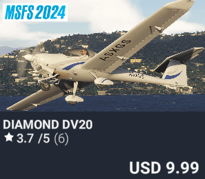 Diamond DV20 by Microsoft / iniBuilds. USD $9.99