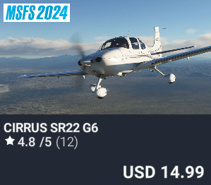 Cirrus SR22 G6 by Microsoft / Working Title. USD $14.99