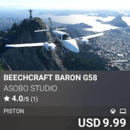 Beechcraft Baron G58 by Asobo Studios. USD $9.99