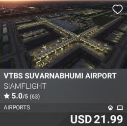 VTBS Suvarnabhumi Airport by siamflight. USD $21.99