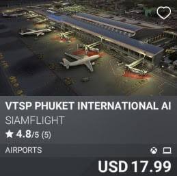 VTSP Phuket International Airport by SiamFlight. USD $17.99