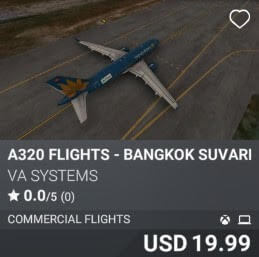 A320 Flights - Bangkok Suvarnabhumi (VTBS) - Vol 2 by VA SYSTEMS. USD $19.99