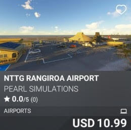 NTTG Rangiroa Airport by Pearl Simulations. USD $10.99