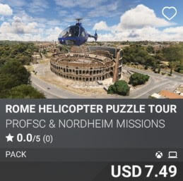 Rome Helicopter Puzzle Tour by ProfSC & Nordheim Missions. USD $7.49