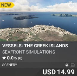 Vessels: The Greek Islands by Seafront Simulations. USD $14.99