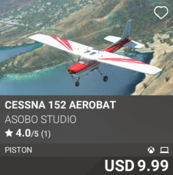 Cessna 152 Aerobat by Asobo Studios. USD $9.99