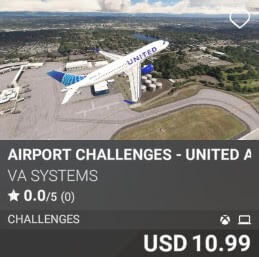 Airport Challenges - United Airlines - Vol 3 by VA SYSTEMS. USD $10.99