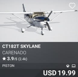 CT182T Skylane by Carenado. USD $19.99