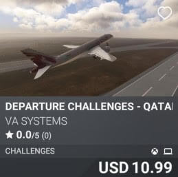 Departure Challenges - Qatar Airways - Vol 4 by VA SYSTEMS. USD $10.99