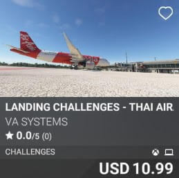 Landing Challenges - Thai AirAsia - Vol 4 by VA SYSTEMS. USD $10.99