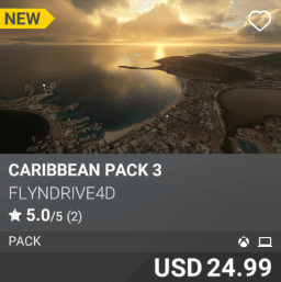 Caribbean Pack 3 by flyndrive4d. USD $24.99